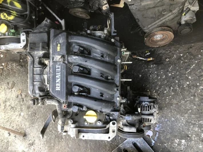Scenic 1.6 16 valf motor çıkma komple dolu garantili muayyer